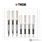 TWSBI Eco Fountain Pen in White Rose Gold Fountain Pen