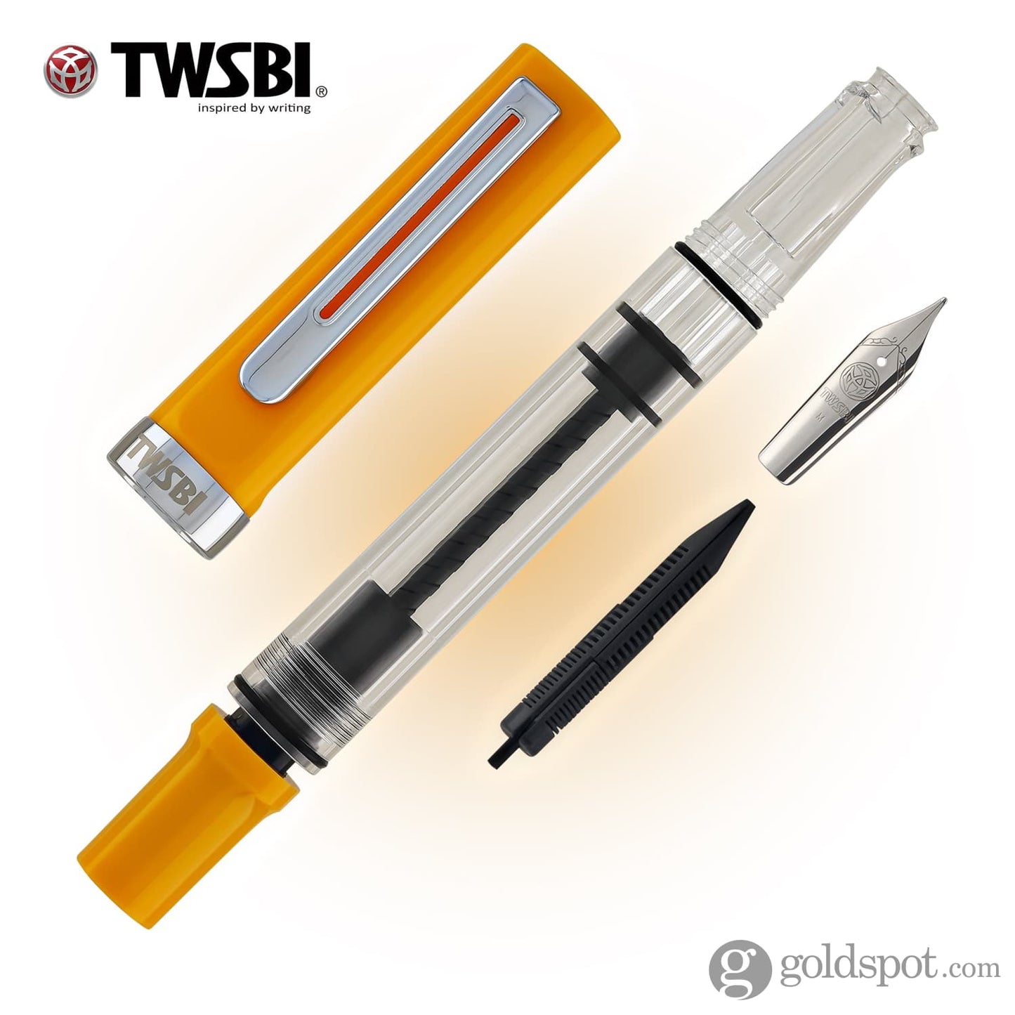 TWSBI Eco-T Fountain Pen in Saffron Fountain Pen