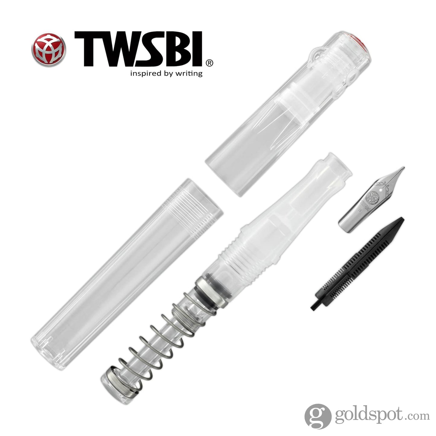 TWSBI Go Fountain Pen in Clear Demonstrator Fountain Pen