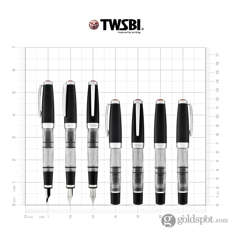 TWSBI Mini Fountain Pen in Classic Black Fountain Pen