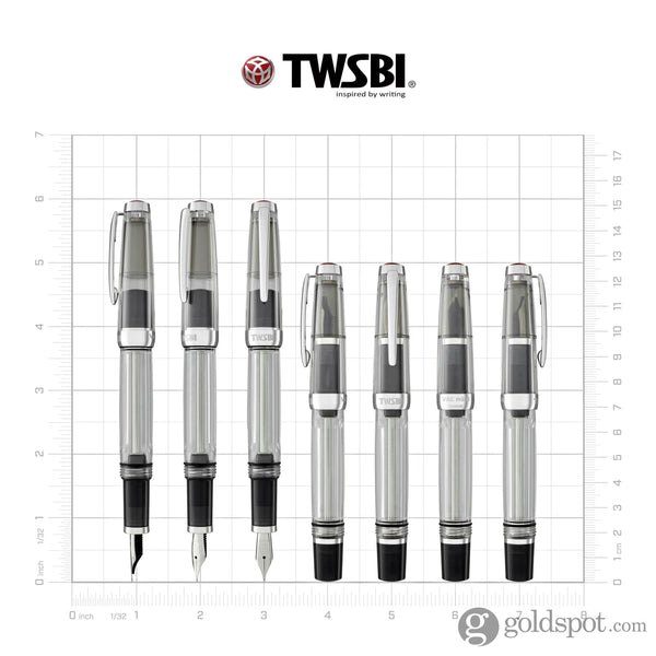 TWSBI Vac Mini Fountain Pen in Smoke Fountain Pen