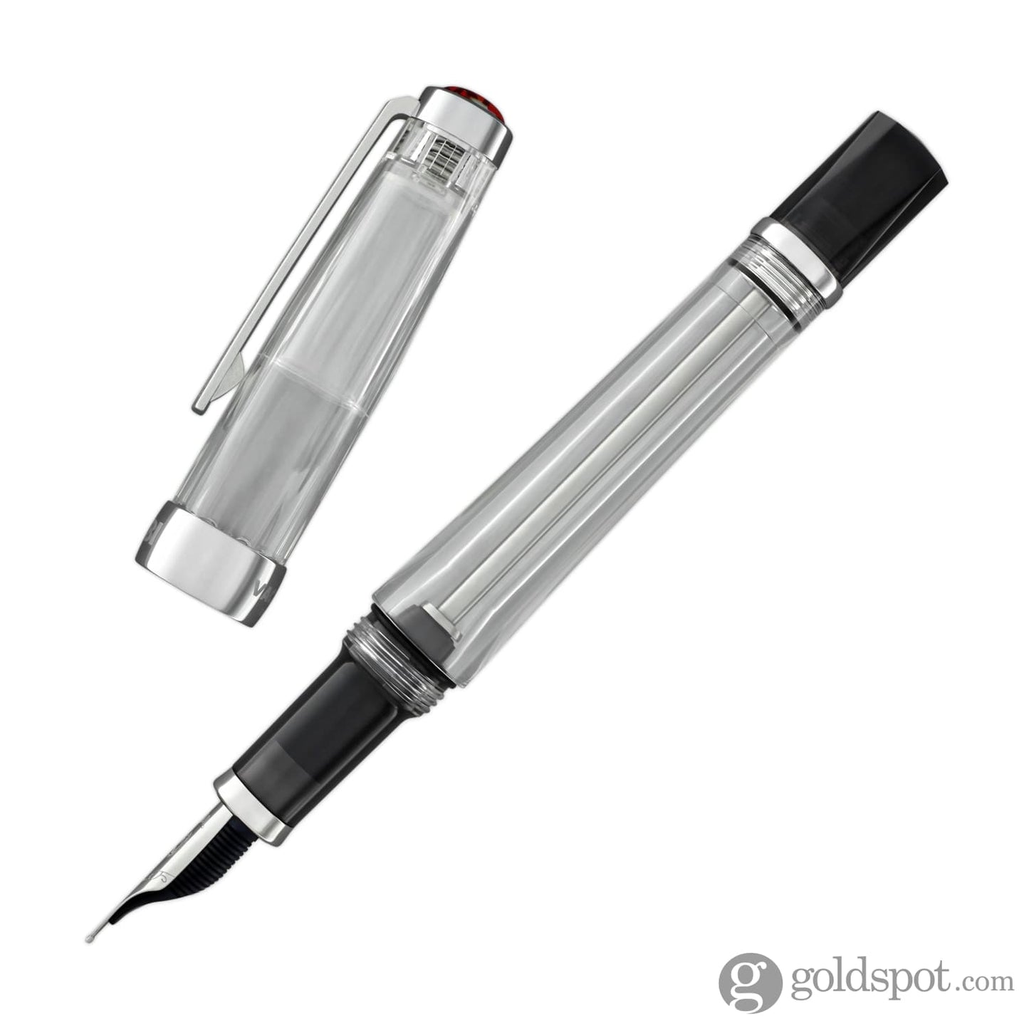 TWSBI Vac700R Fountain Pen in Clear Demonstrator Fountain Pen