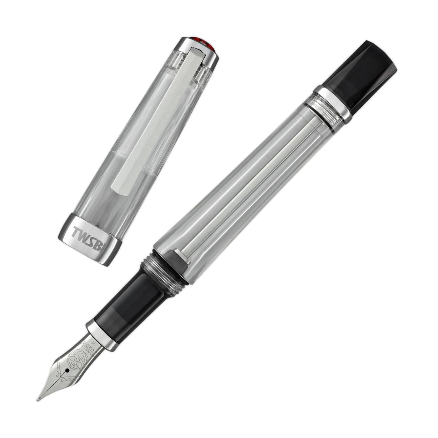 TWSBI Vac700R Fountain Pen in Clear Demonstrator Fountain Pen