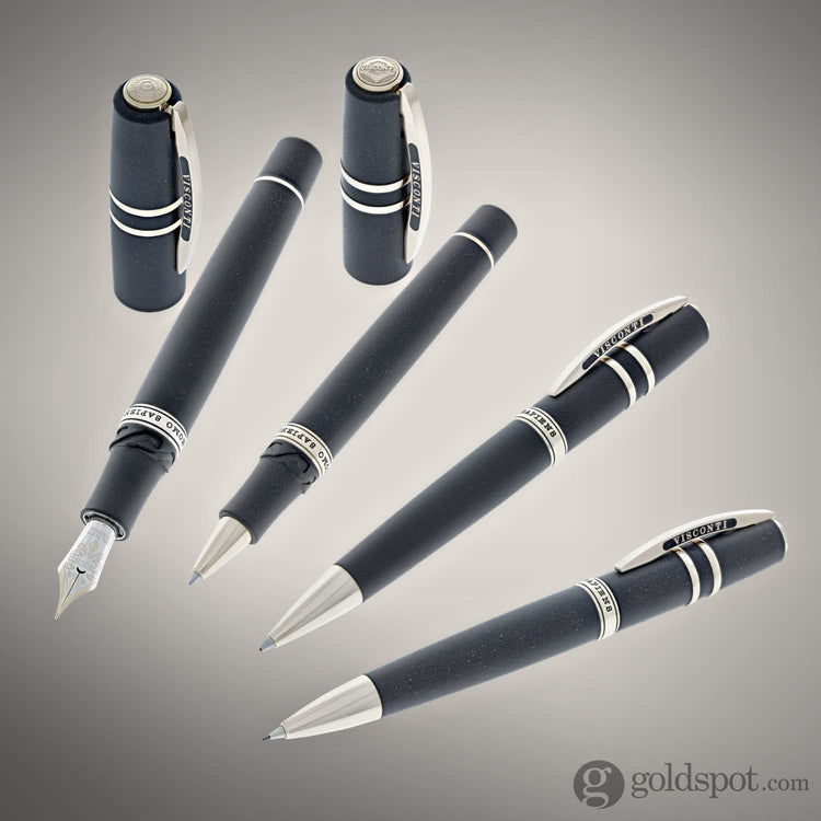 Visconti Homo Sapiens Ballpoint Pen in Lava Black with Bronze Trim Ballpoint Pen