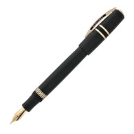 Visconti Homo Sapiens Fountain Pen in Lava Black with Bronze Trim