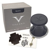 Visconti Inkwell Bottled Ink in Black - 50 mL