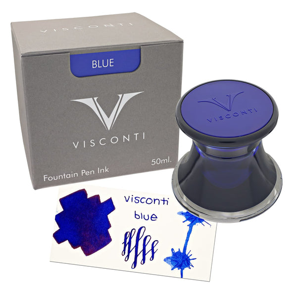Visconti Inkwell Bottled Ink in Blue - 50 mL Bottled Ink