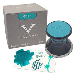 Visconti Inkwell Bottled Ink in Green - 50 mL