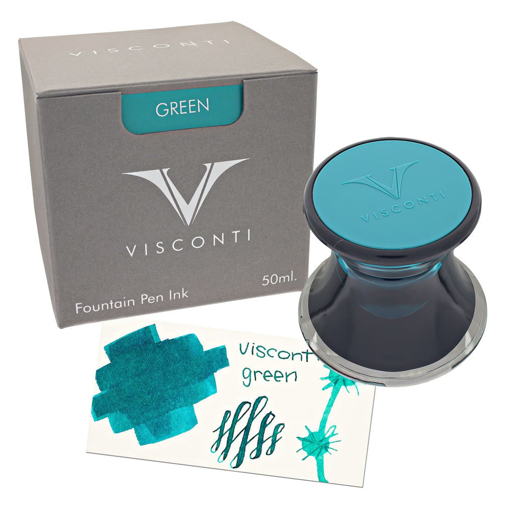 Visconti Inkwell Bottled Ink in Green - 50 mL Bottled Ink