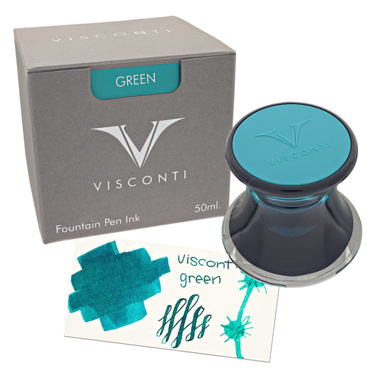 Visconti Inkwell Bottled Ink in Green - 50 mL