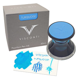 Visconti Inkwell Bottled Ink in Turquoise - 50 mL