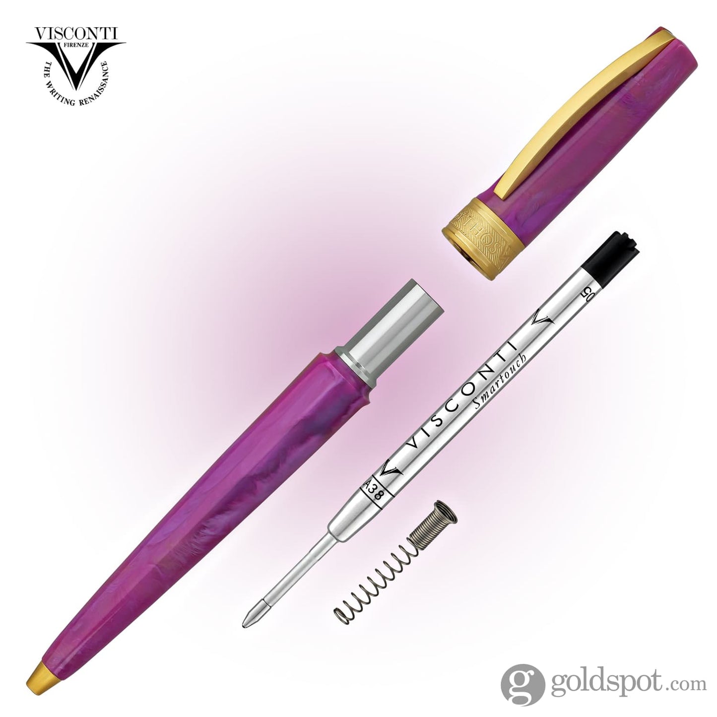 Visconti Mirage Mythos Ballpoint Pen in Aphrodite Ballpoint Pen