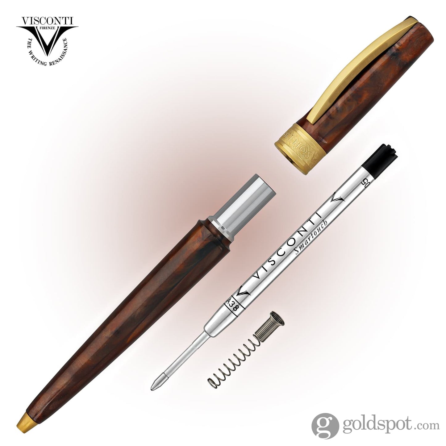 Visconti Mirage Mythos Ballpoint Pen in Apollo Ballpoint Pen