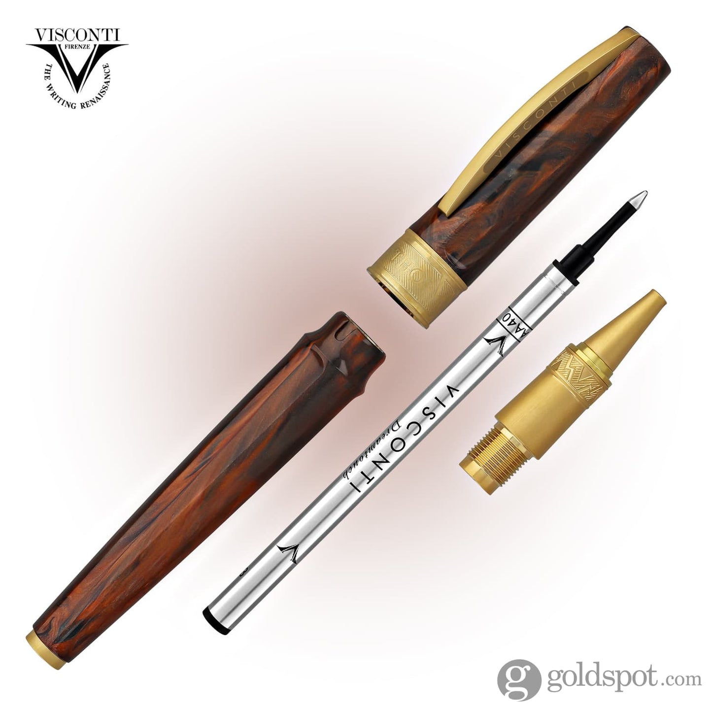 Visconti Mirage Mythos Rollerball Pen in Apollo Rollerball Pen