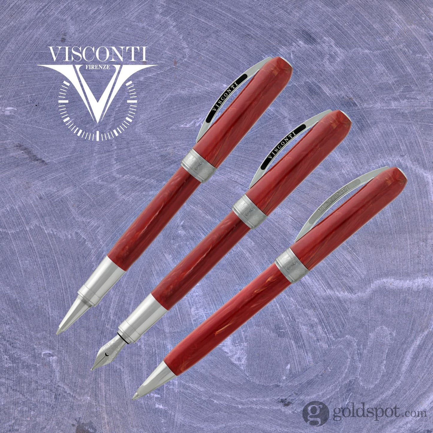 Visconti Rembrandt Ballpoint Pen in Red Misc