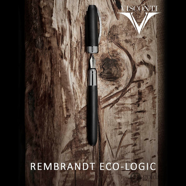 Visconti Rembrandt Eco-Logic Fountain Pen in Black Fountain Pen