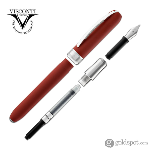 Visconti Rembrandt Eco-Logic Fountain Pen in Red Fountain Pen