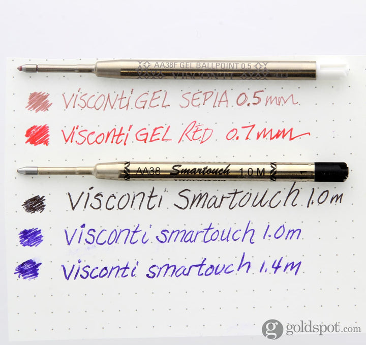 Visconti Smartouch Ballpoint Pen Refill in Black 1.0mm Goldspot Pens