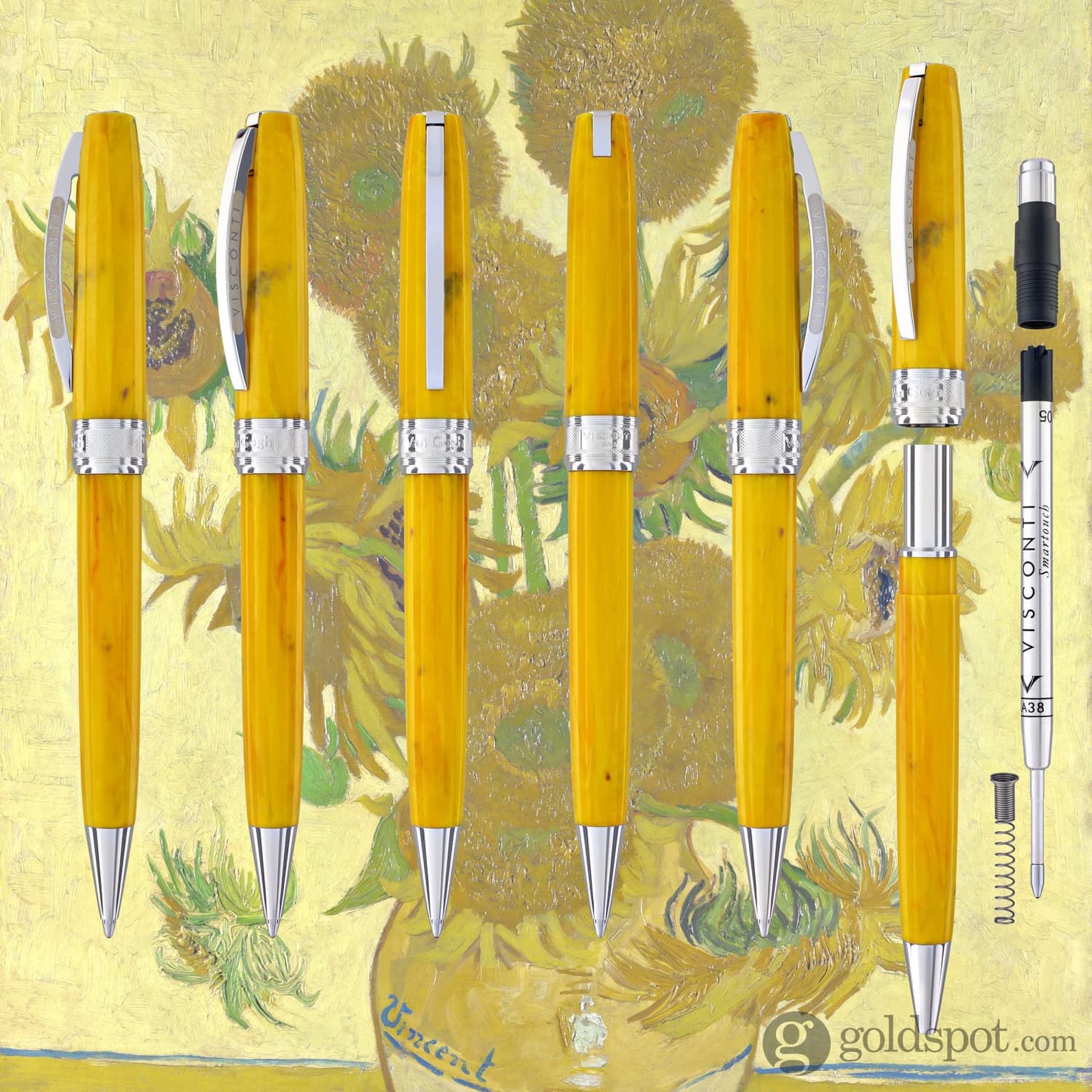 Visconti Van Gogh Ballpoint Pen in Sunflowers Ballpoint Pen