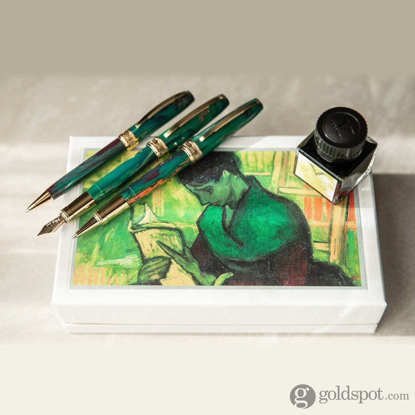 Visconti Van Gogh Fountain Pen in The Novel Reader Fountain Pen