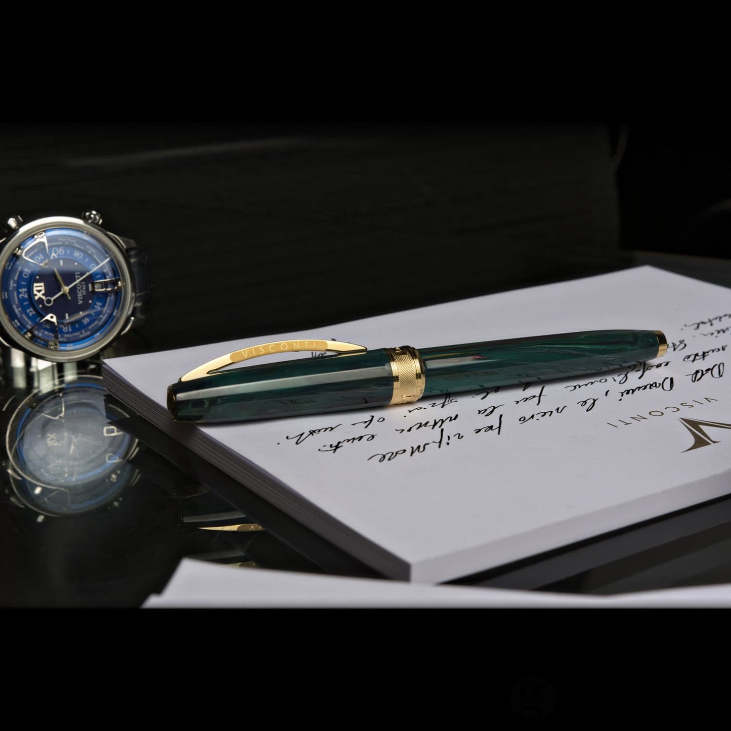 Visconti Van Gogh Fountain Pen in The Novel Reader Fountain Pen