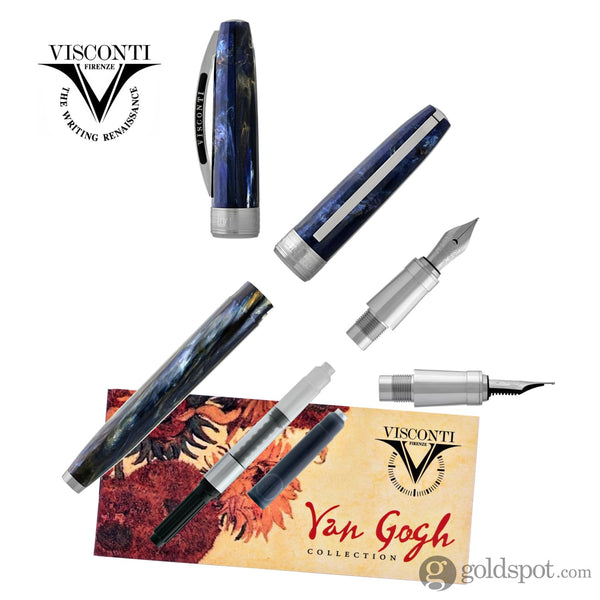 Visconti Van Gogh Impressionist Fountain Pen in Starry Night Fountain Pen