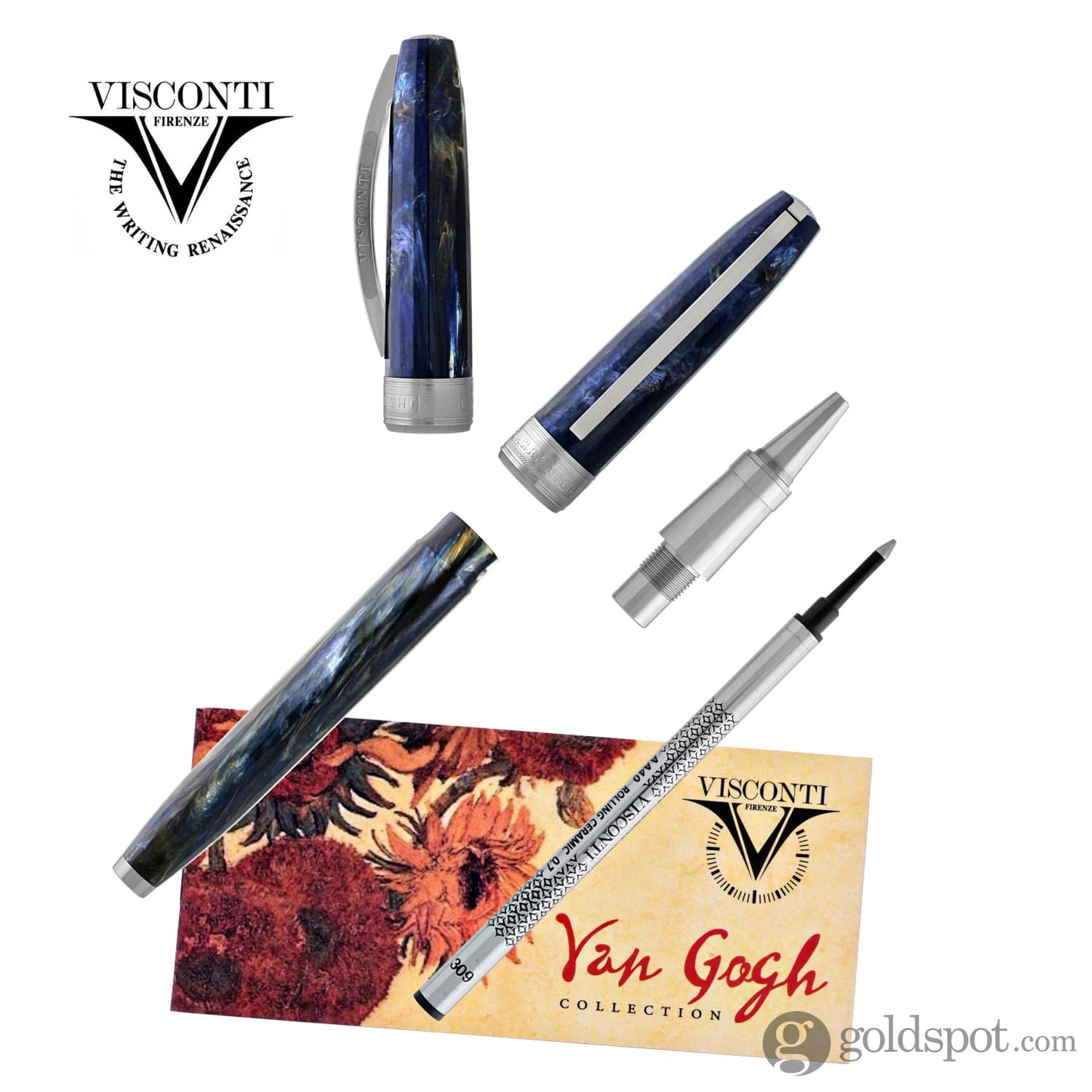 Visconti Van Gogh Impressionist Rollerball Pen in Starry Night Rollerball Pen