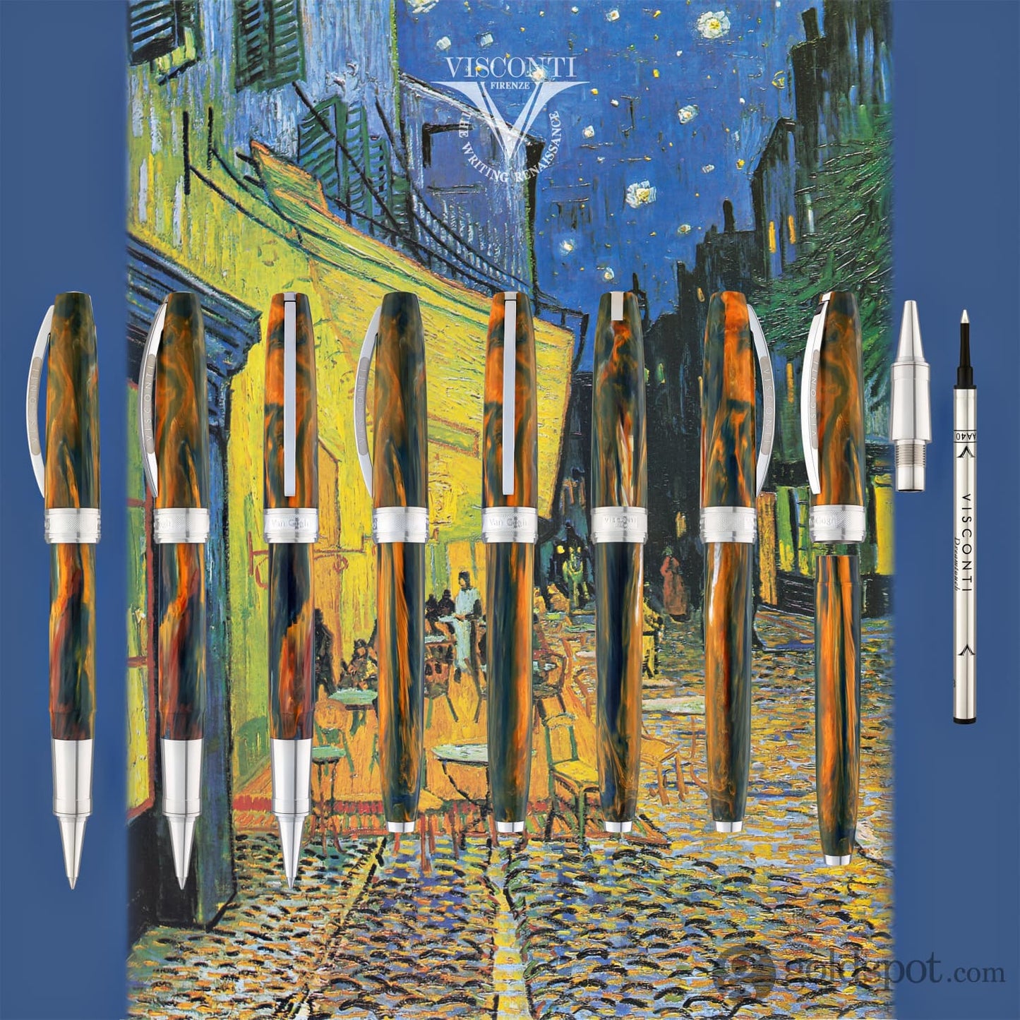 Visconti Van Gogh Rollerball Pen in Cafe Terrace at Night Rollerball Pen