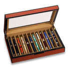 Vox Luxury Rosewood Veneer 12 Pen Case Pen Case