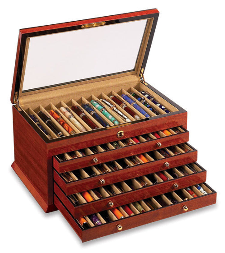 Vox Luxury Rosewood Veneer 60 Pen Case Pen Case