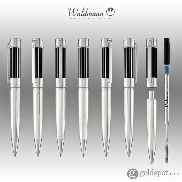 Waldmann Commander Ballpoint Pen in Sterling Silver Ballpoint Pen