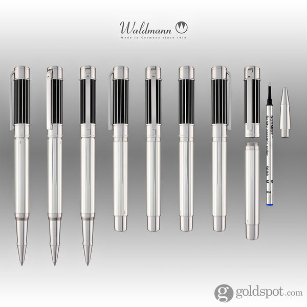 Waldmann Commander Rollerball Pen in Sterling Silver Rollerball Pen