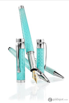 Waldmann Tango Imagination Fountain Pen in Brilliant Aquamarine Extra Fine Fountain Pen