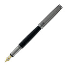 Waldmann Tuscany Fountain Pen in Frosted Ruthenium 18kt Gold Nib Fountain Pen