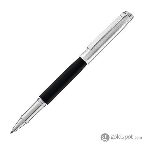 Waldmann Tuscany Rollerball Pen in Black Lacquer with Sterling Silver Rollerball Pen