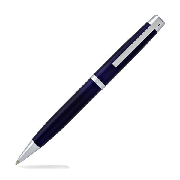 Waterford Marquis Metro Ballpoint Pen in Blue with Chrome Trim Ballpoint Pen