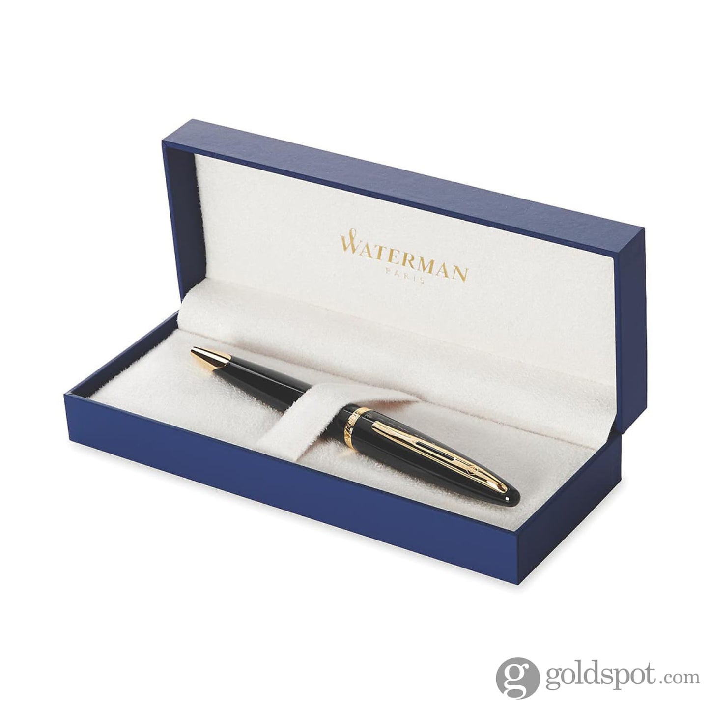 Waterman Carene Ballpoint Pen in Black Sea with Gold Trim Ballpoint Pen