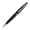 Waterman Carene Ballpoint Pen in Black Sea Stainless with Steel Trim Ballpoint Pen