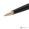 Waterman Carene Ballpoint Pen in Deluxe Black & Silver with Gold Trim Ballpoint Pen