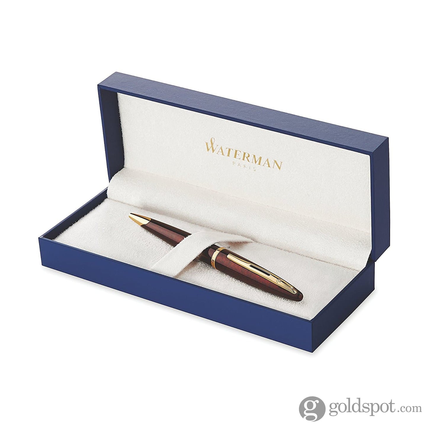 Waterman Carene Ballpoint Pen in Marine Amber with Gold Trim Ballpoint Pen