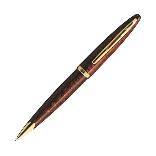 Waterman Carene Ballpoint Pen in Marine Amber with Gold Trim