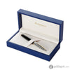 Waterman Carene Fountain Pen in Deluxe Black with Gold Trim - 18K Gold Fine Point Fountain Pen
