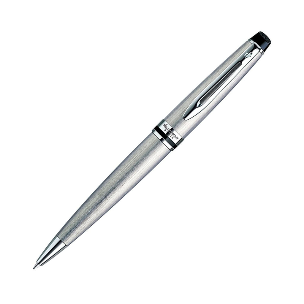 Waterman Expert Ballpoint Pen in Stainless Steel with Chrome Trim Ballpoint Pen