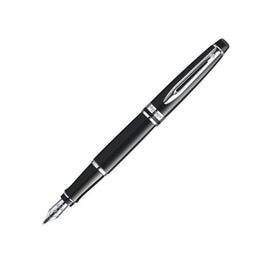Waterman Expert Fountain Pen in Black with Chrome Trim