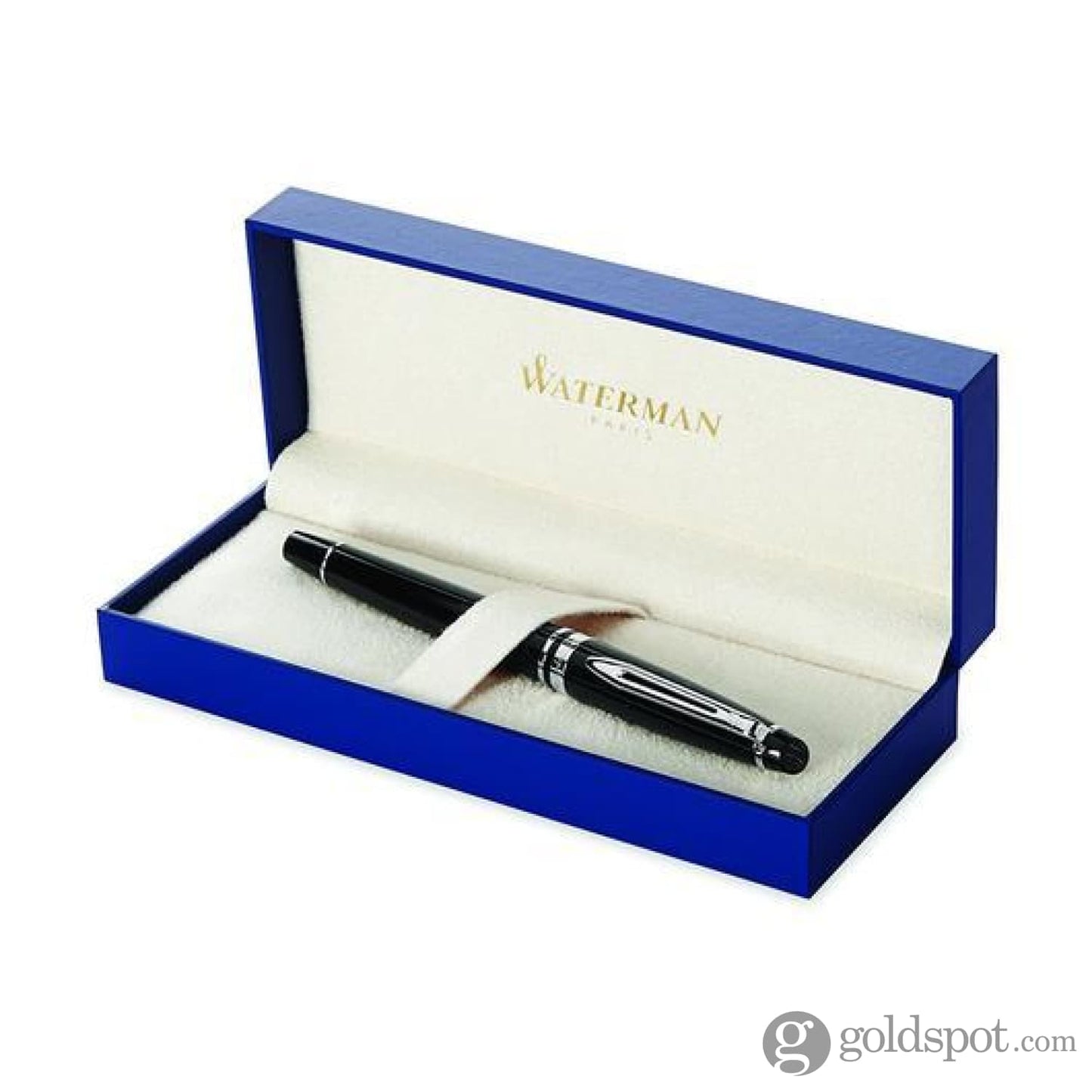 Waterman Expert Fountain Pen in Black with Chrome Trim Fountain Pen
