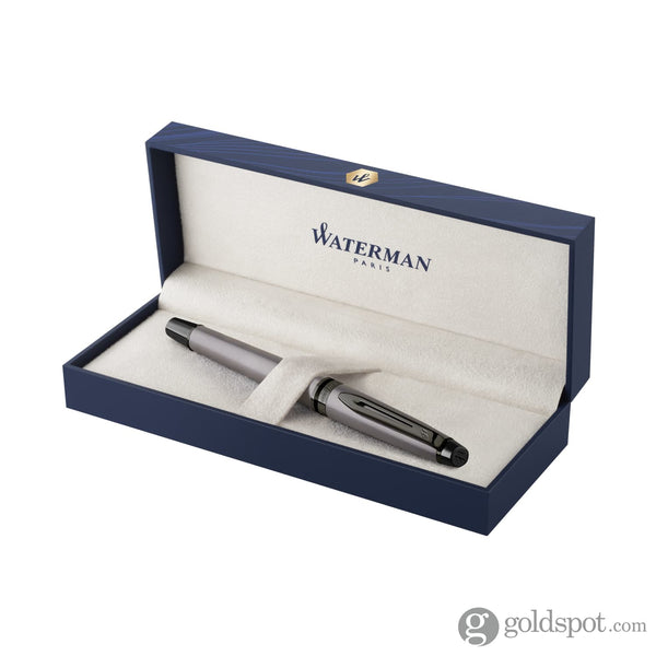 Waterman Expert III Rollerball Pen in Metallic Silver with Ruthenium Trim Rollerball Pen