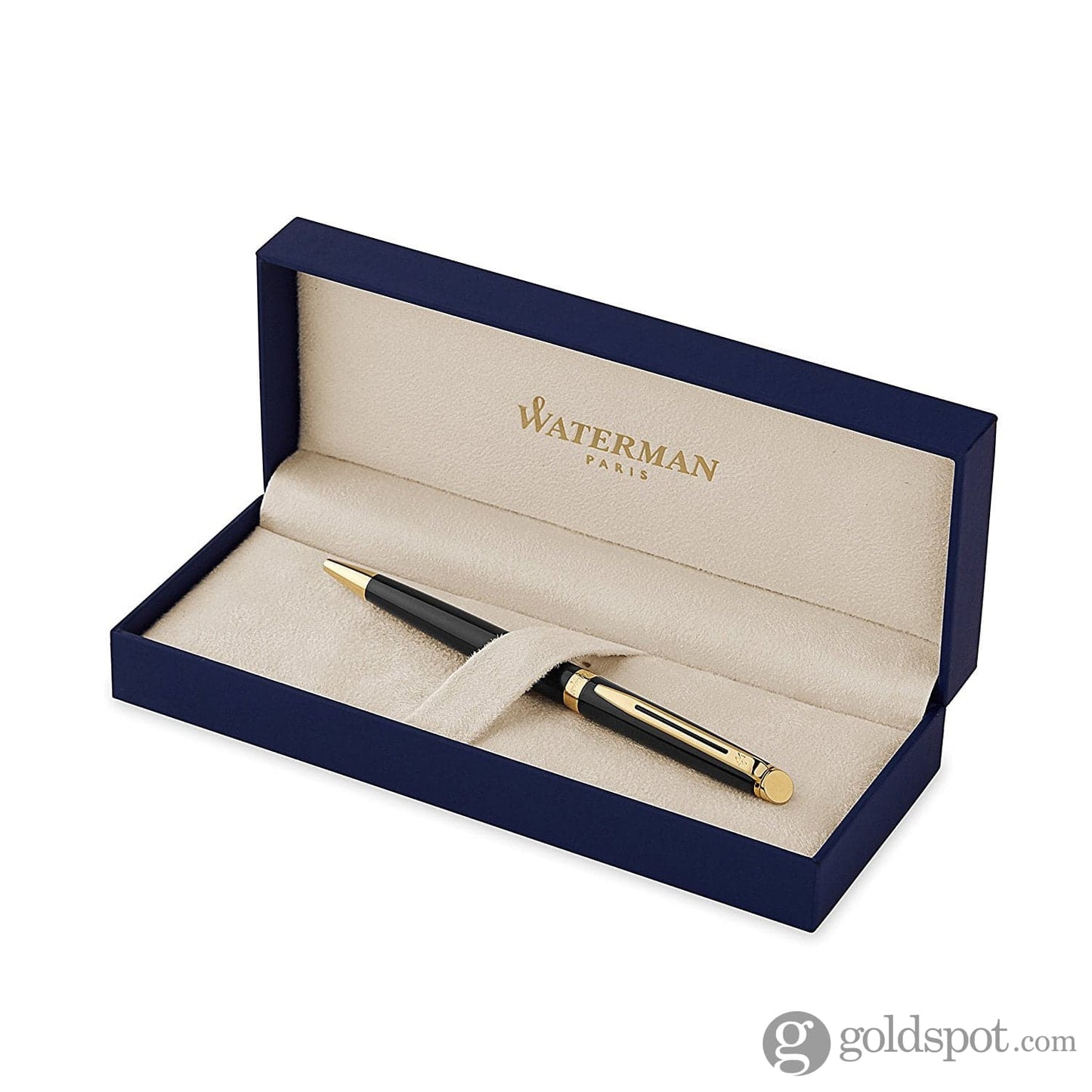 Waterman Hemisphere Ballpoint Pen in Black with Gold Trim Ballpoint Pen