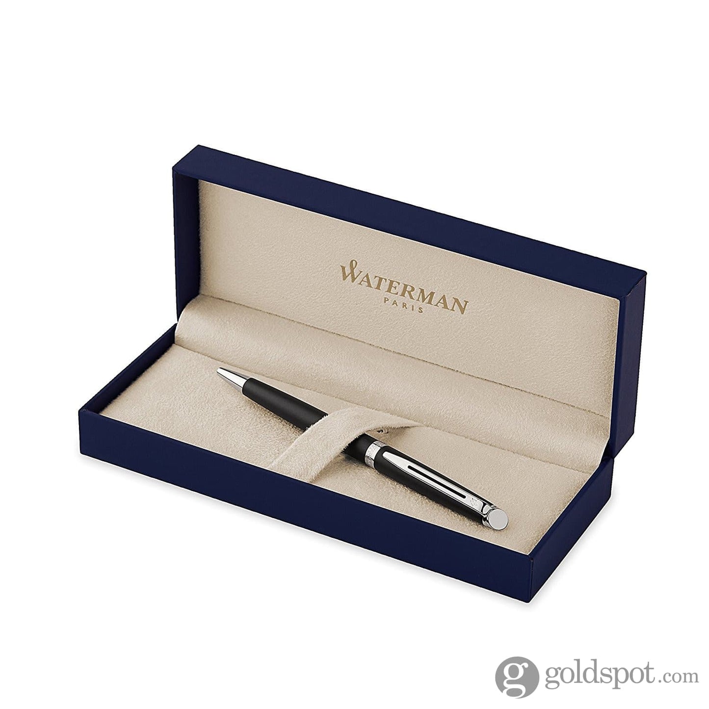 Waterman Hemisphere Ballpoint Pen in Matte Black with Chrome Trim Ballpoint Pen