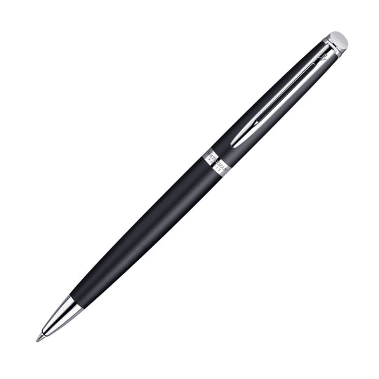 Waterman Hemisphere Ballpoint Pen in Matte Black with Chrome Trim