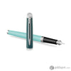 Waterman Hemisphere Colour Blocking Fountain Pen in Metal and Green Lacquer with Chrome Trim Fountain Pen
